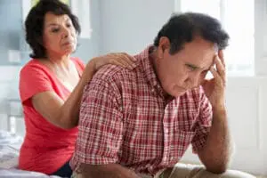 Confused man with his wife needn't worry because they have a Power of Attorney